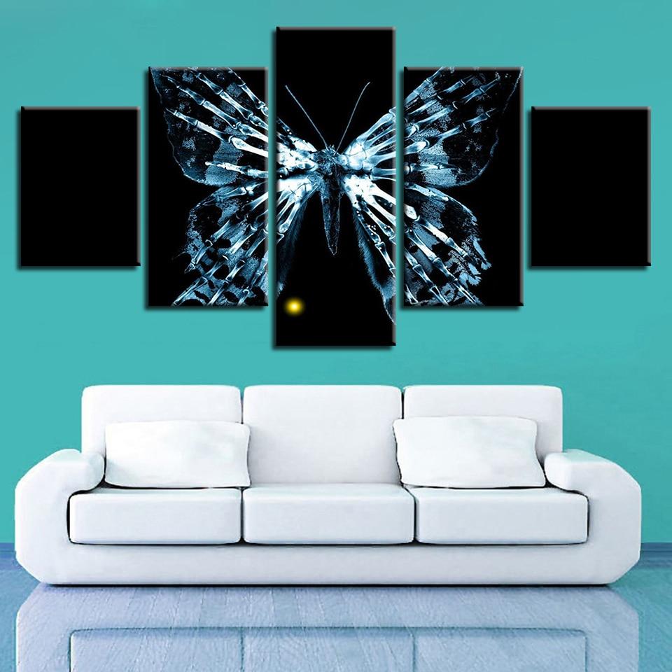 Butterfly 04 – Abstract Canvas Wall Art