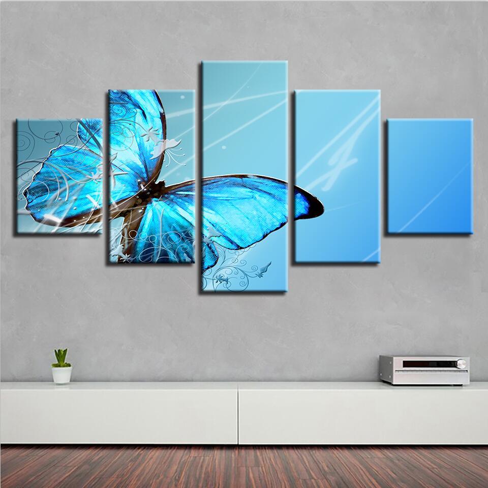 Butterfly Flower 12 – Nature Canvas Wall Art