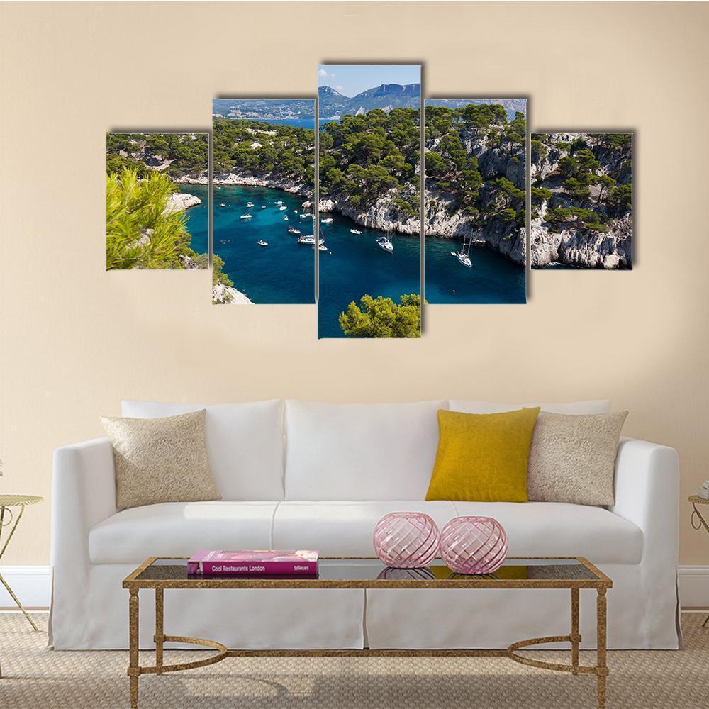 Calanques Of Port Pin In France – Nature Canvas Wall Art