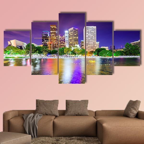 California Downtown City Skyline 1 – Nature Canvas Wall Art