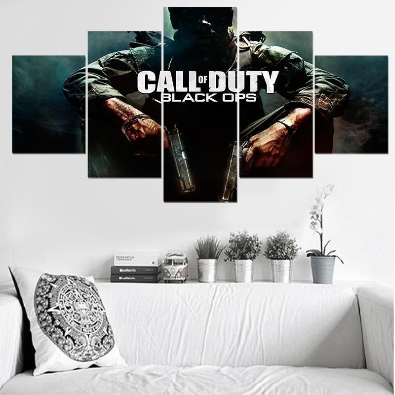 Call Of Duty Black Ops Poster Gaming – Canvas Wall Art