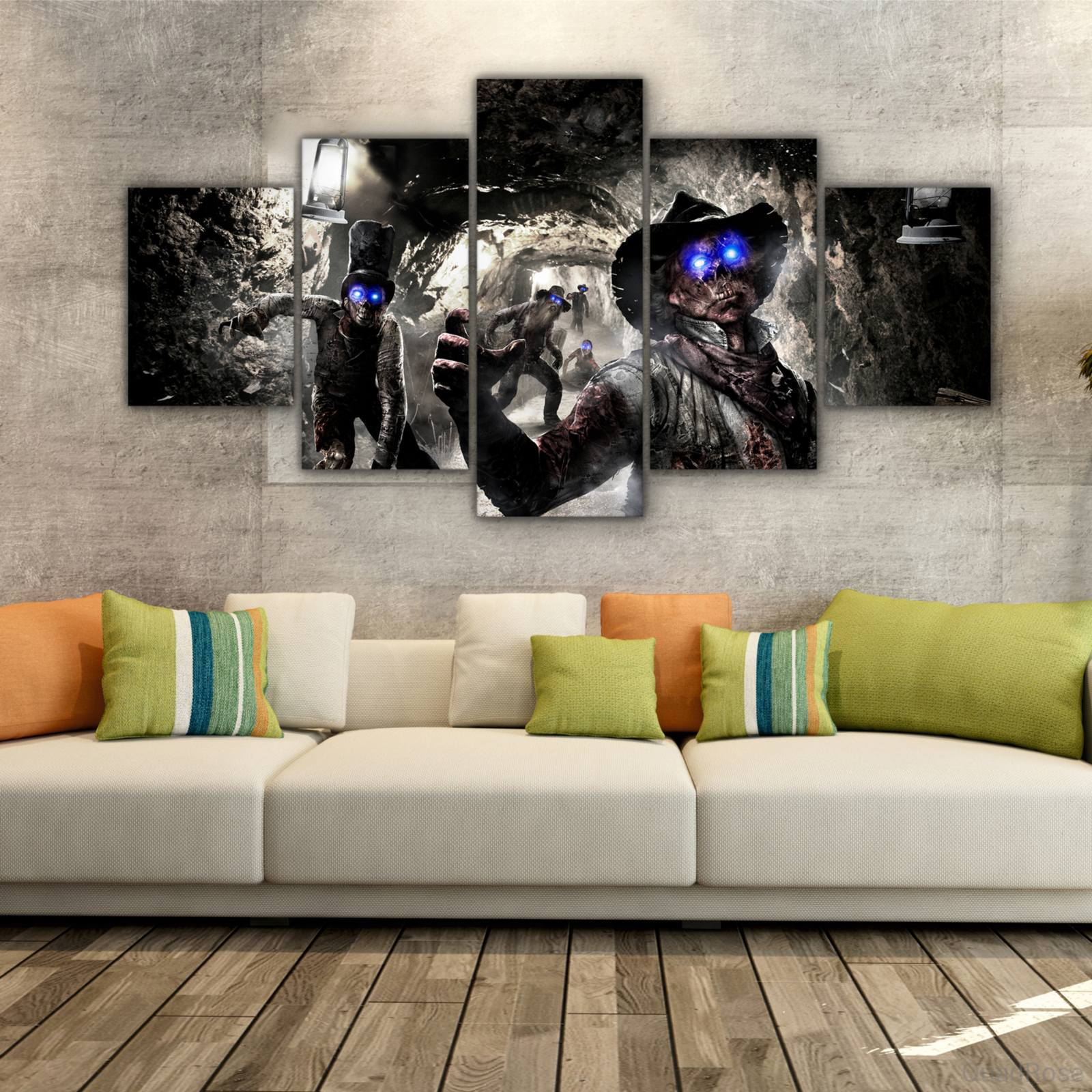 Call Of Duty Buried Zombies Movies – Movie Canvas Wall Art