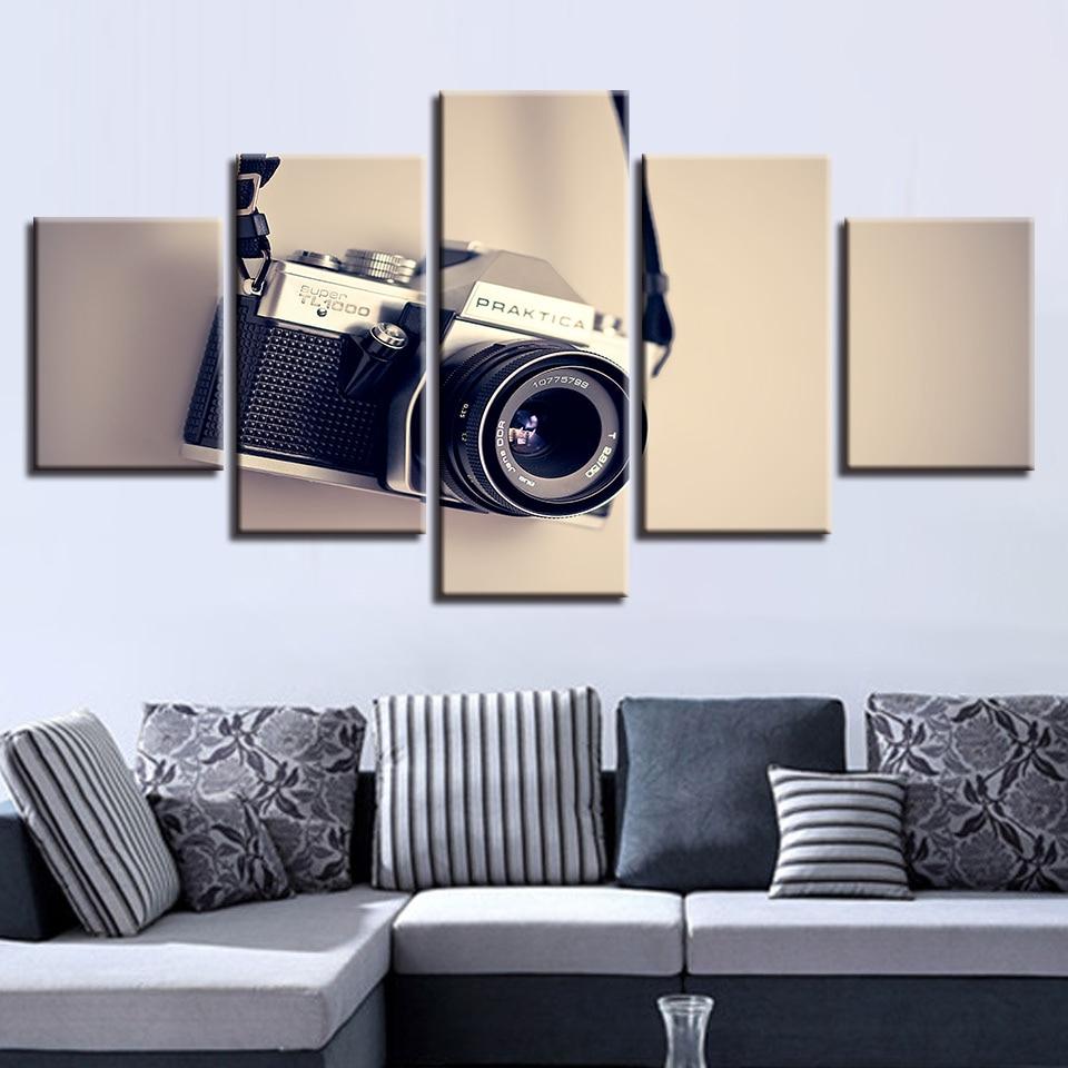 Camera 1 – Abstract Canvas Wall Art