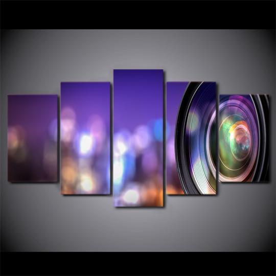 Camera Lens – Music Canvas Wall Art