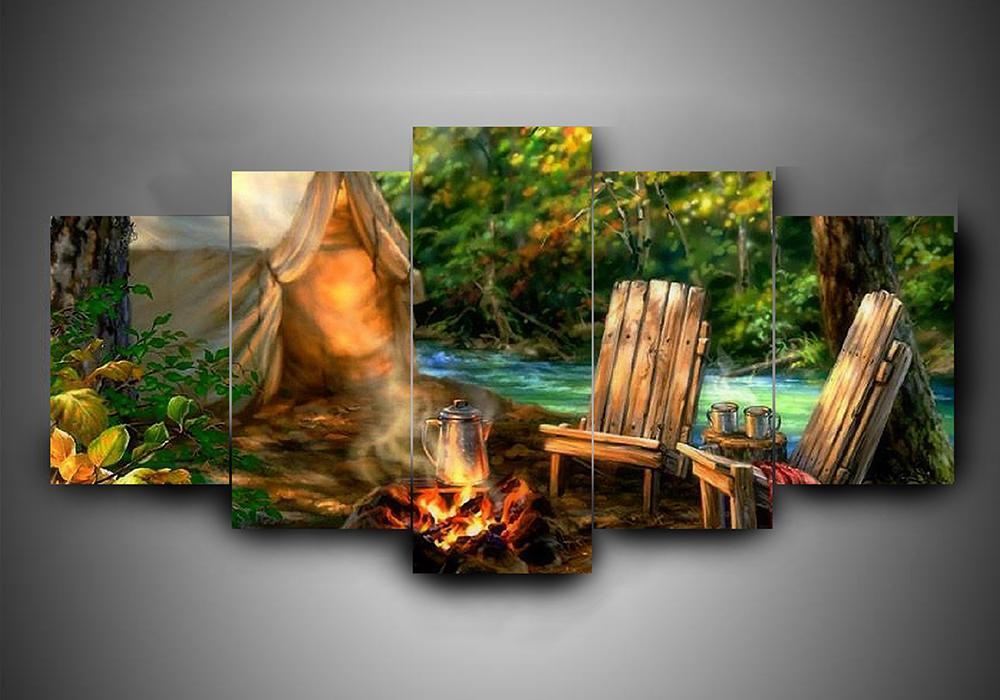 Camping – Sport Canvas Wall Art