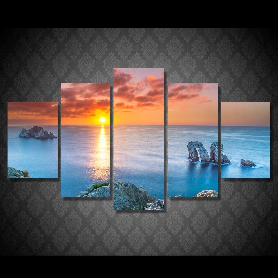 Cantabria Spain Bay Of Biscay – Space Canvas Wall Art