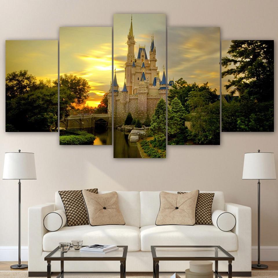 Cinderella Castle – Nature Canvas Wall Art