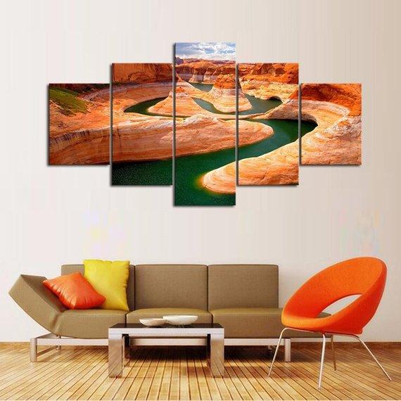 Canyon River – Nature Canvas Wall Art