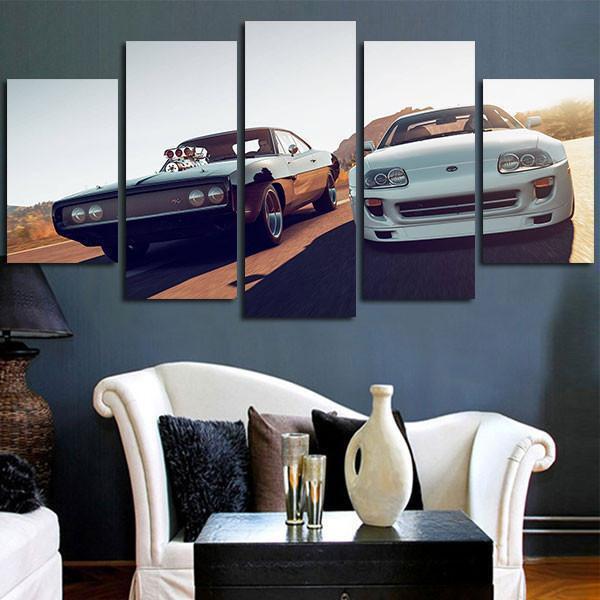 Car Racing Fast And Furious Movie – Canvas Wall Art