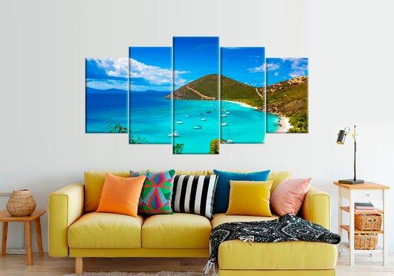 Caribbean British Virgin Islands – Nature Canvas Wall Art