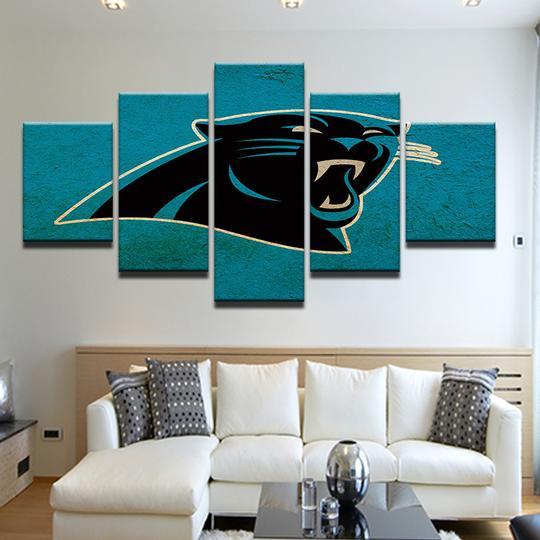 Carolina Panthers Logo Sport Canvas Wall Art