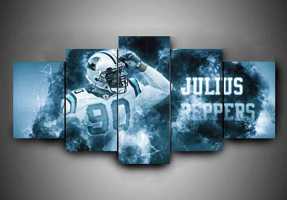 Carolina Panthers – Julius Peppers – Sport Canvas Wall Art