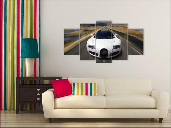 Cars, Bugatti Veyron – Automative Canvas Wall Art