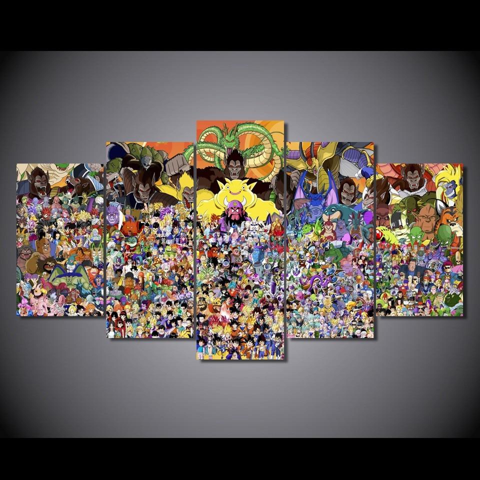 Cartoon Dragon Ball 01 – Anime Canvas Wall Art