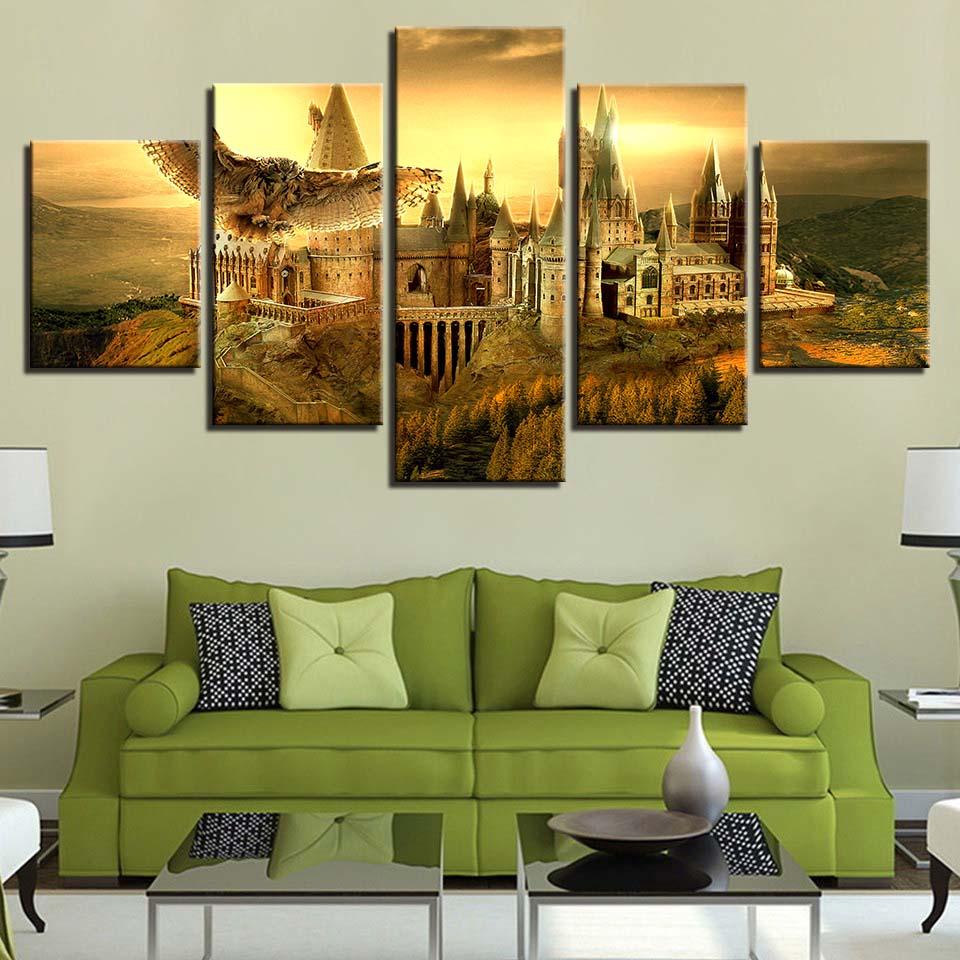 Castle Building 8 – Nature Canvas Wall Art