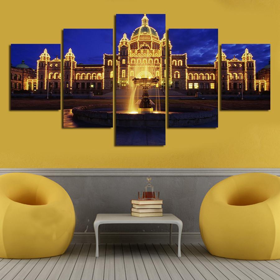 Castle Landscape – Nature Canvas Wall Art