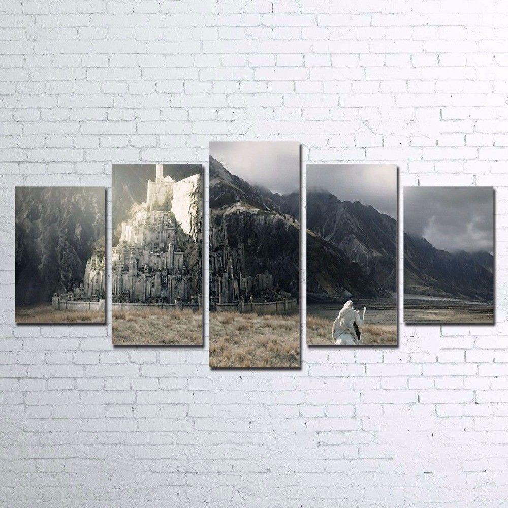 Castle Of Lord Of The Ring – Movie Canvas Wall Art