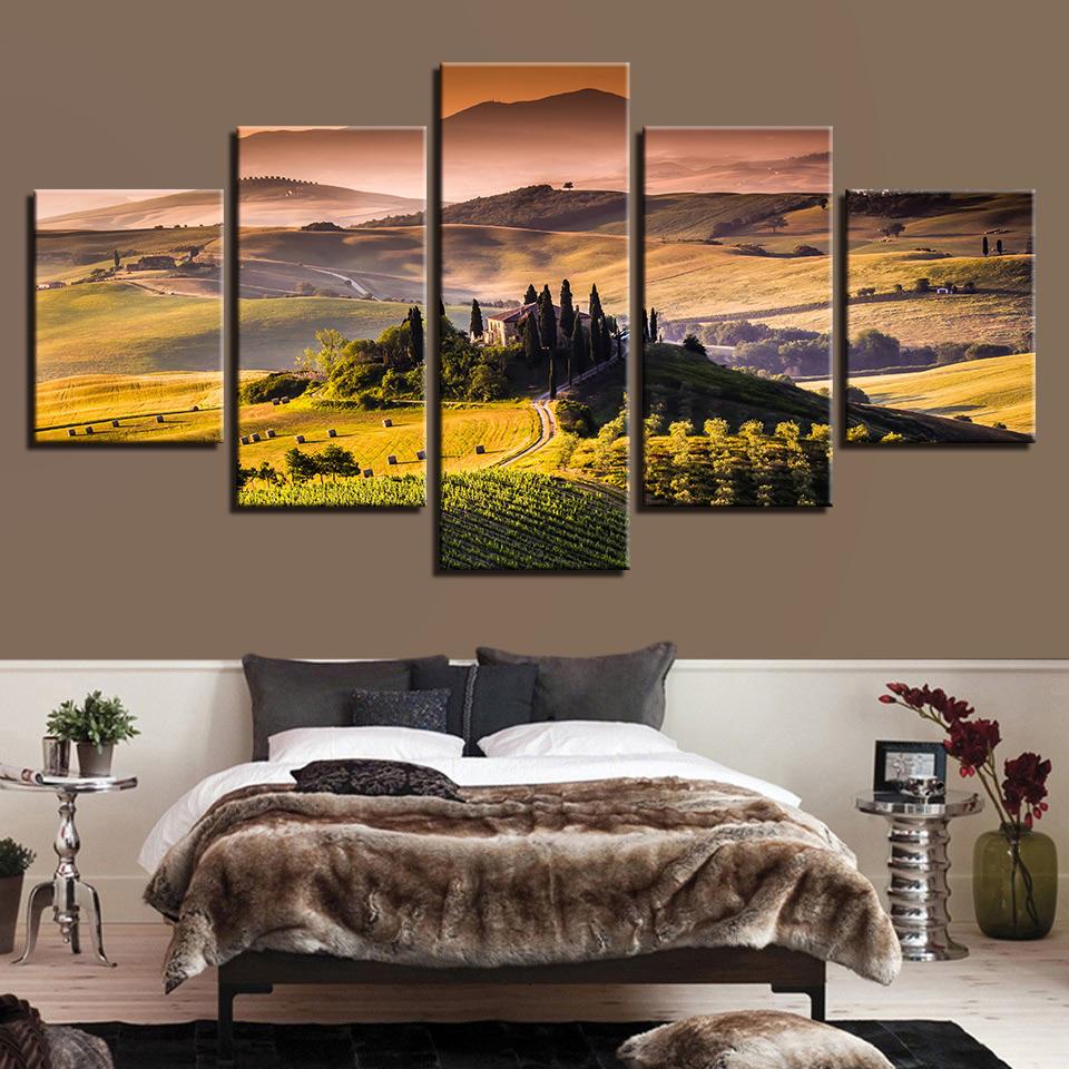 Castle Pastoral – Nature Canvas Wall Art