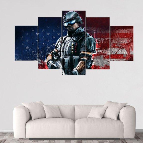 Castle Rainbow Six Siege – Gaming Canvas Wall Art