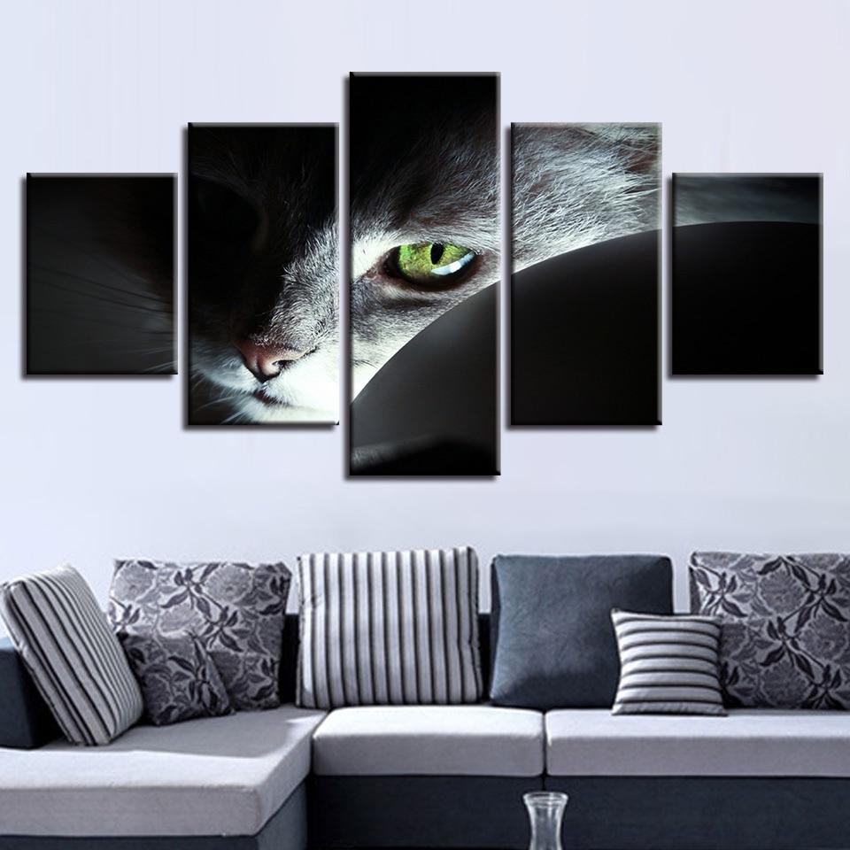 Cat Eyes – Animal Canvas Wall Art