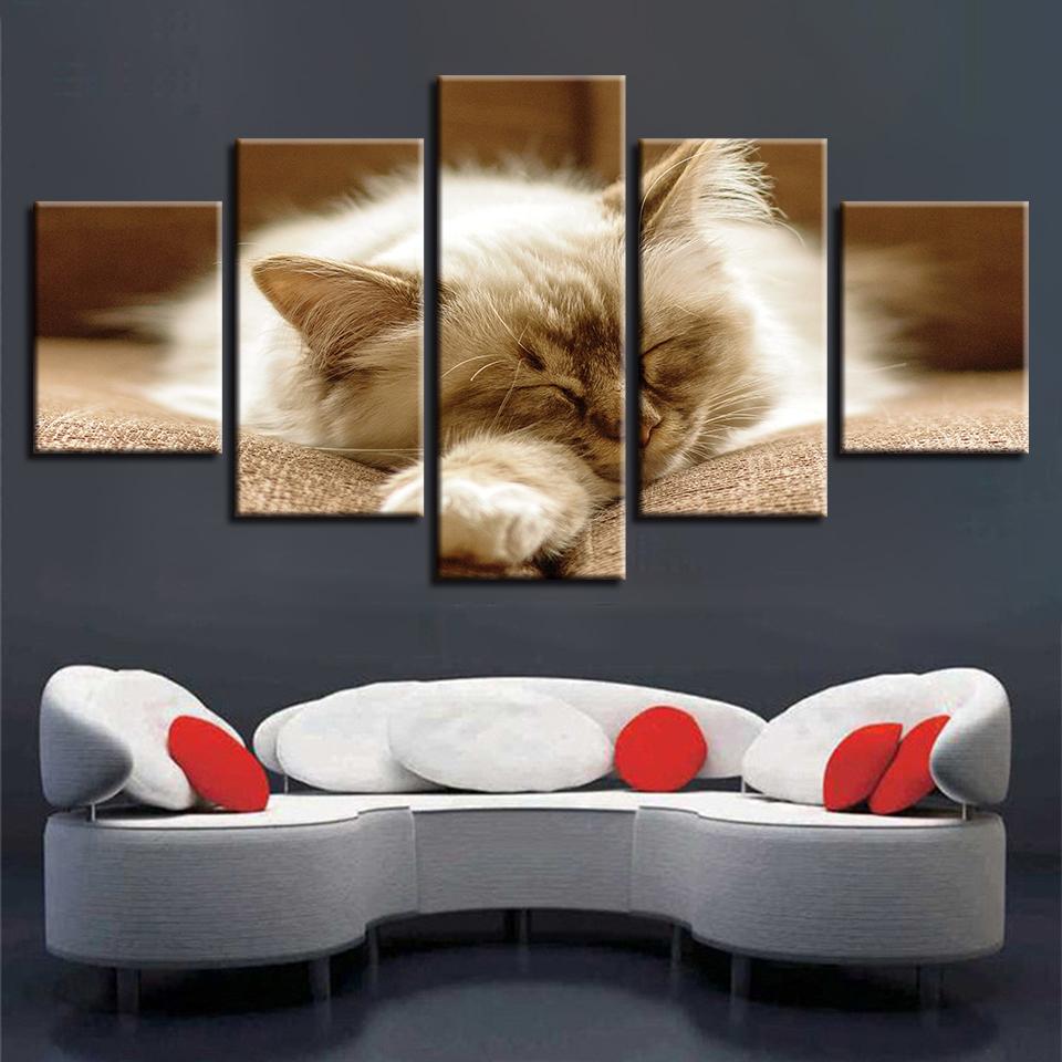 Cat Lovely 5 – Animal Canvas Wall Art