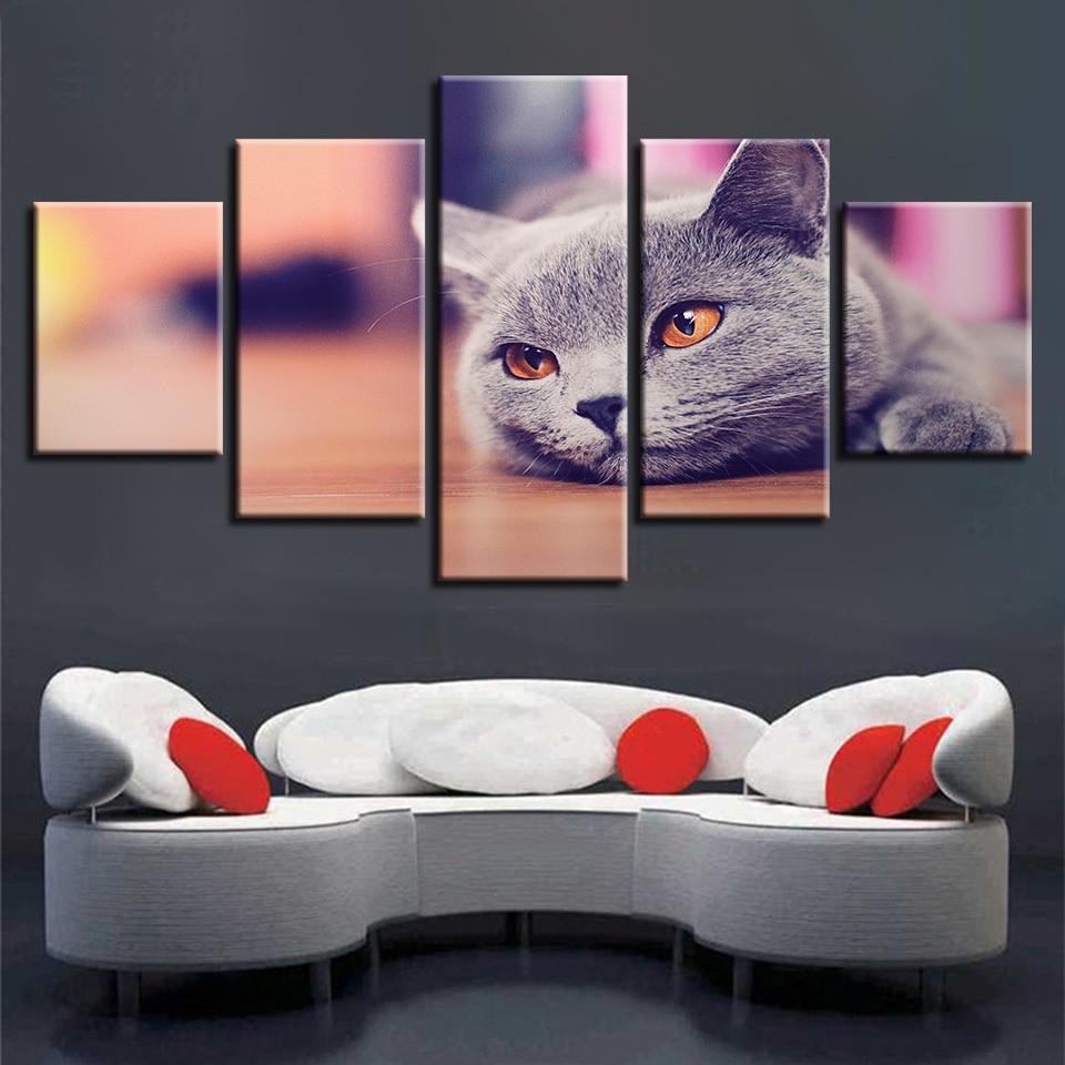 Cat Lovely 8 – Animal Canvas Wall Art
