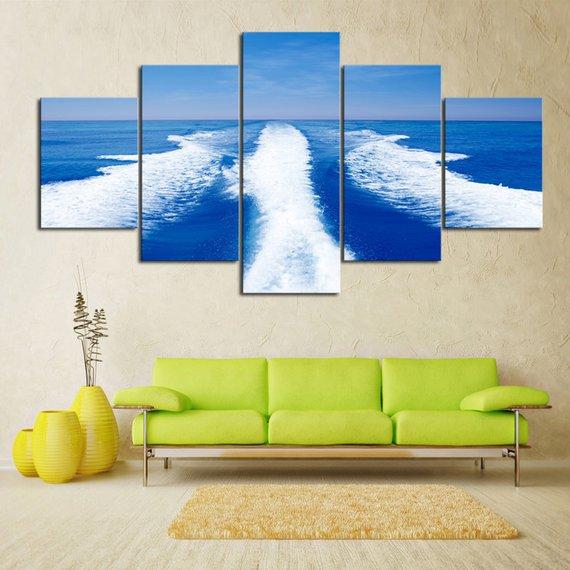 Catch My Wake 01 – Fishing Canvas Wall Art