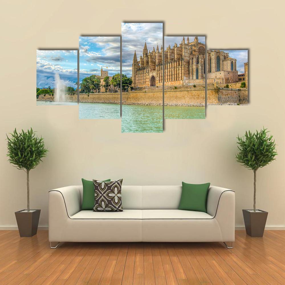 Catedral De Mallorca In Spain 1 – Nature Canvas Wall Art