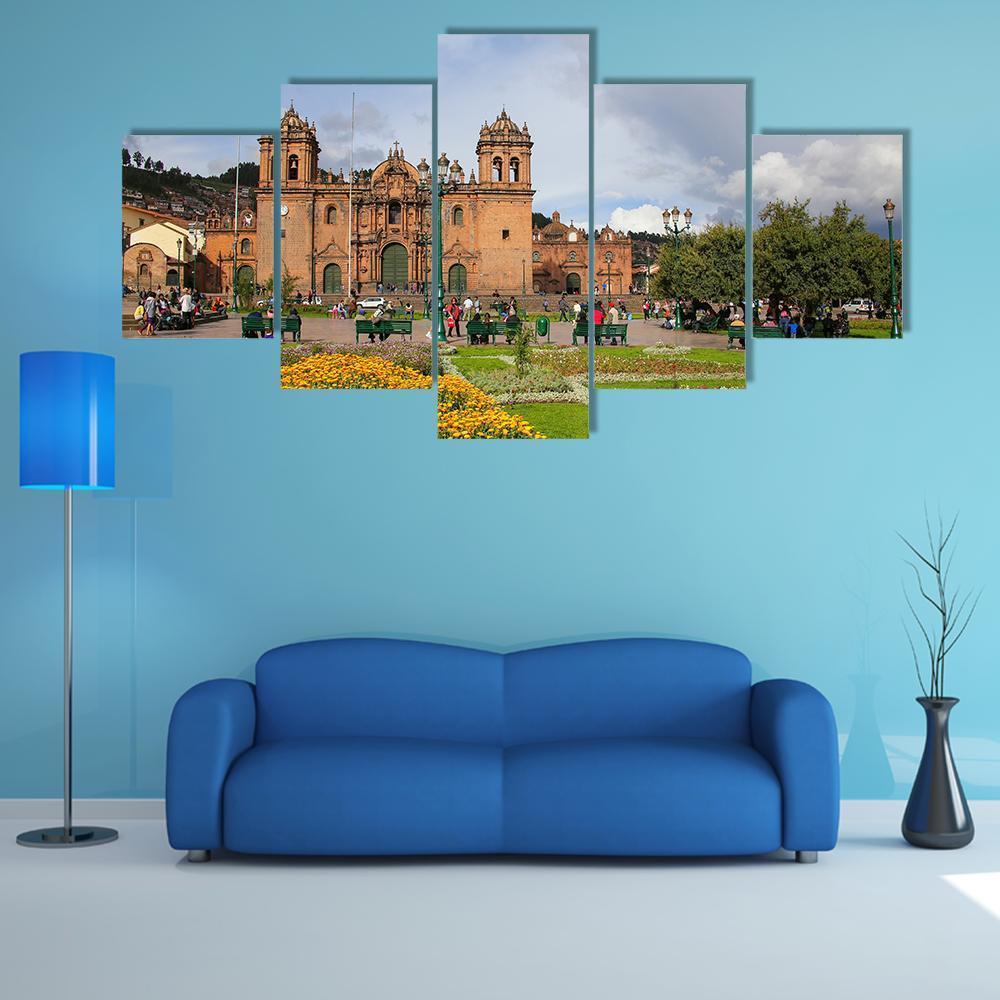 Cathedral Basilica In Peru – Nature Canvas Wall Art