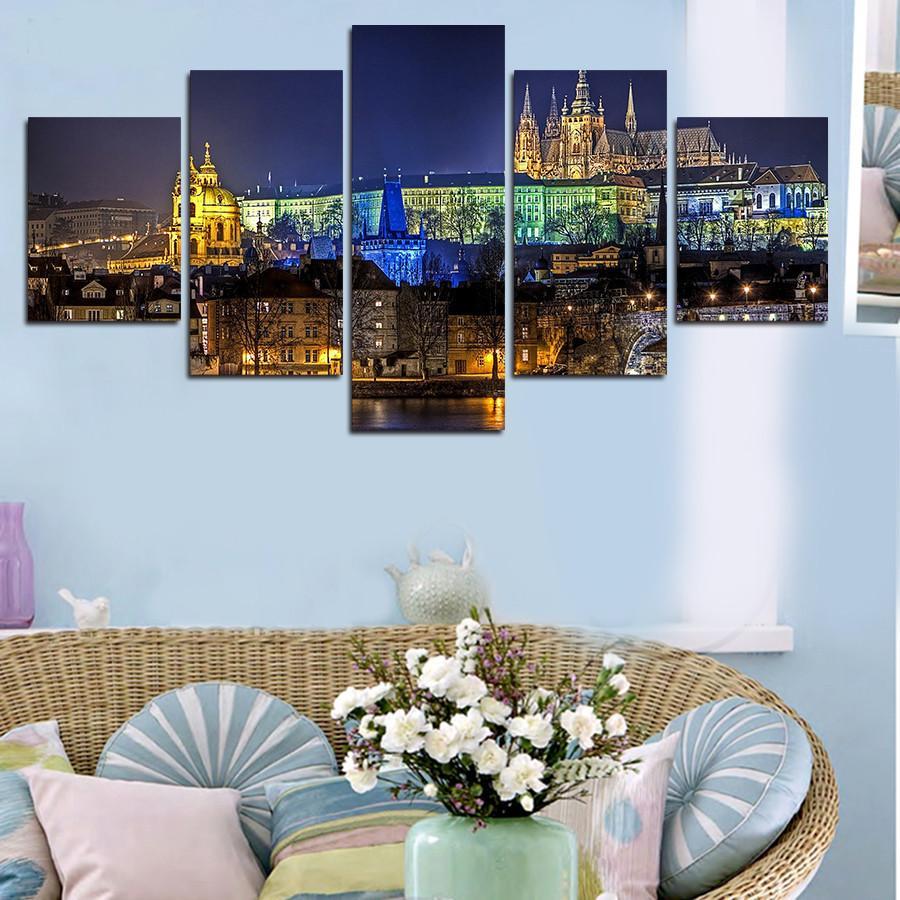 Cathedral Cityscape – Nature Canvsa Canvas Wall Art
