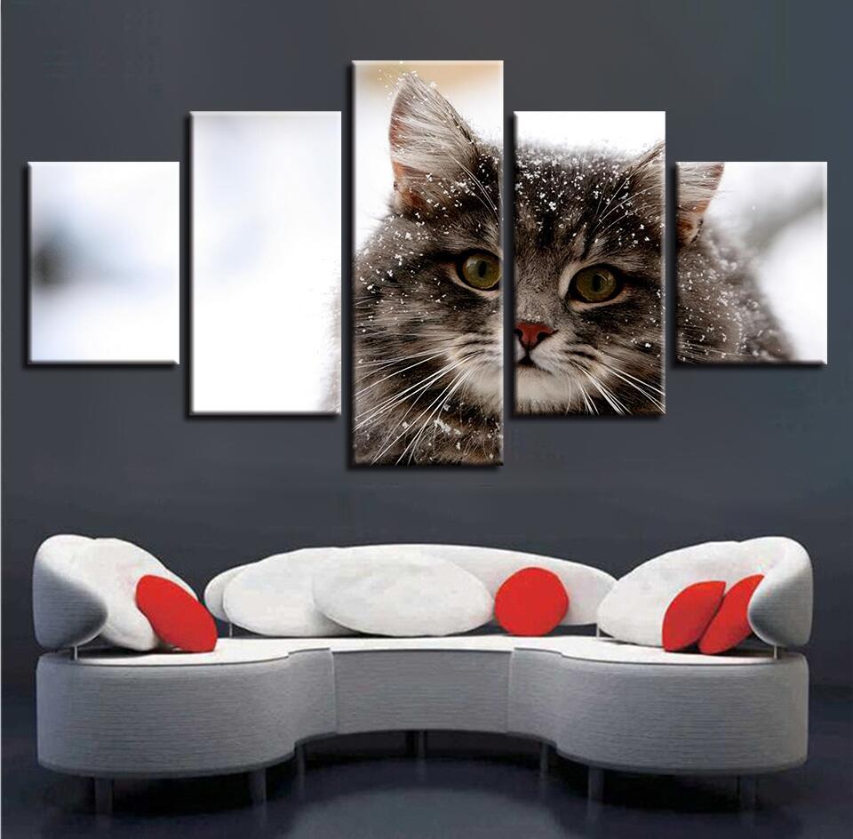 Cats 5 – Animal Canvas Wall Art
