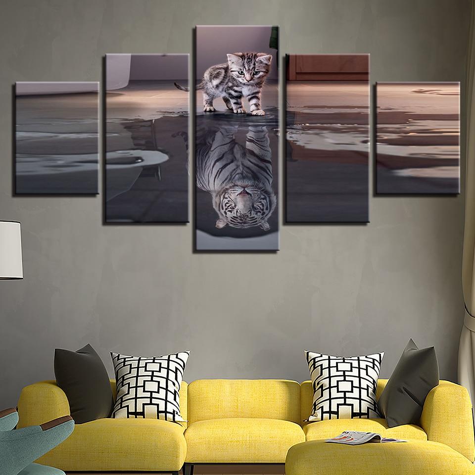 Cats Tigers 20 – Animal Canvas Wall Art