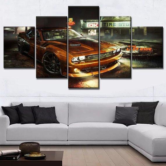 Challenger 6 – Automative Canvas Wall Art