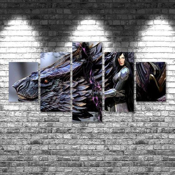 Champion Of Freya – Gaming Canvas Wall Art