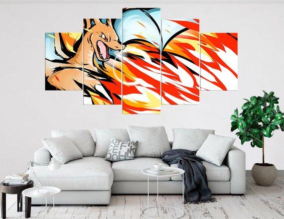 Charizard Pokemon – Anime Canvas Wall Art