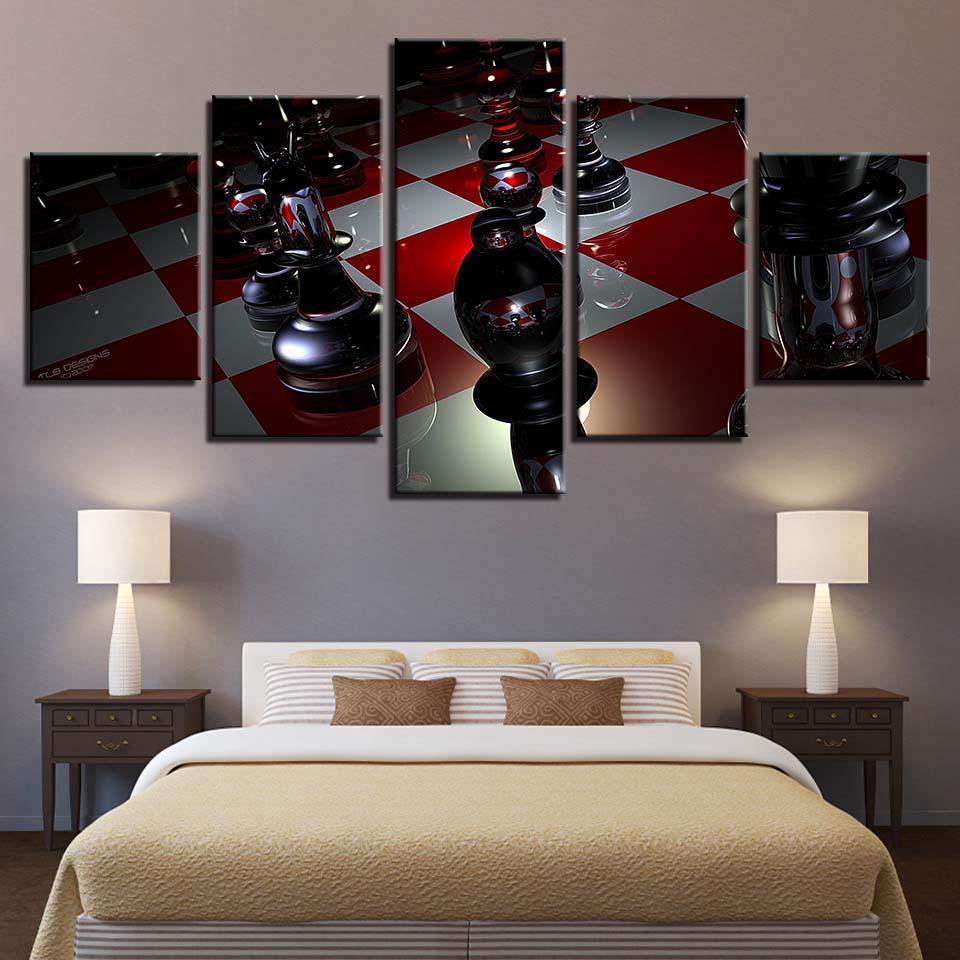 Chess 5 – Gaming Canvas Wall Art