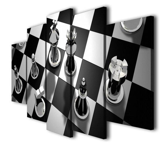 Chess Game – Gaming Canvas Wall Art