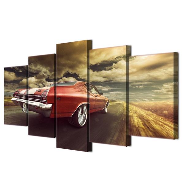 Chevrolet Chevy Chevelle Resto Mod – Automative Canvas Wall Art