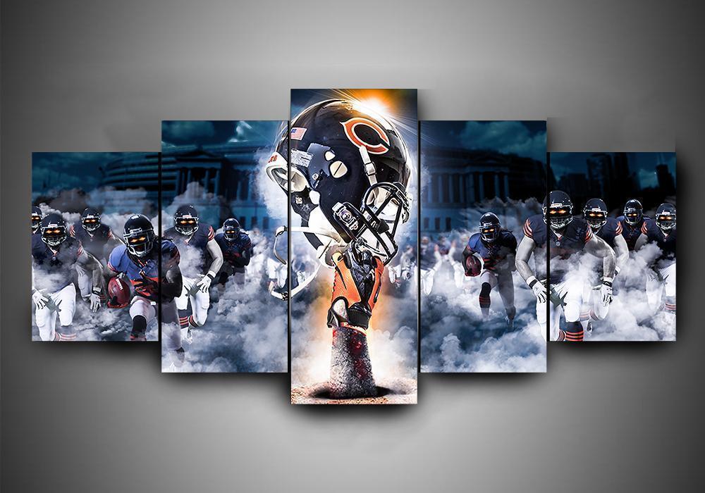 Chicago Bears 2 Football – Canvas Wall Art
