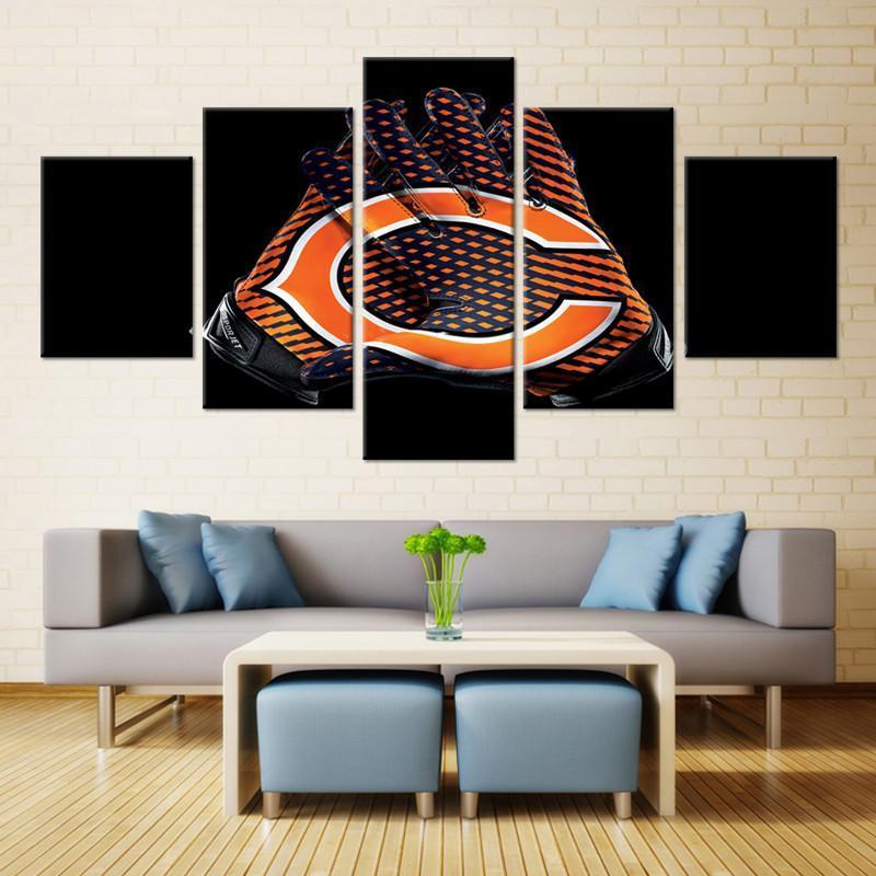 Chicago Bears Gloves Sport – Canvas Wall Art