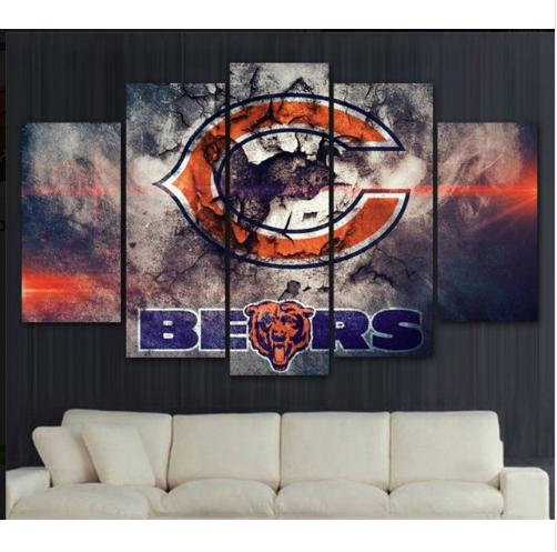 Chicago Bears Hd Sport Canvas Wall Art