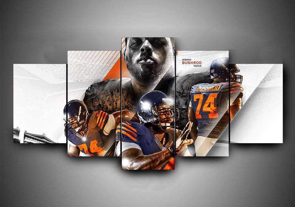 Chicago Bears – Jermon Bushrod – Sport Canvas Wall Art