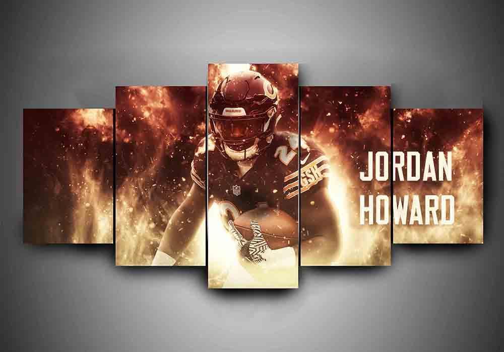 Chicago Bears – Jordan Howard – Sport Canvas Wall Art