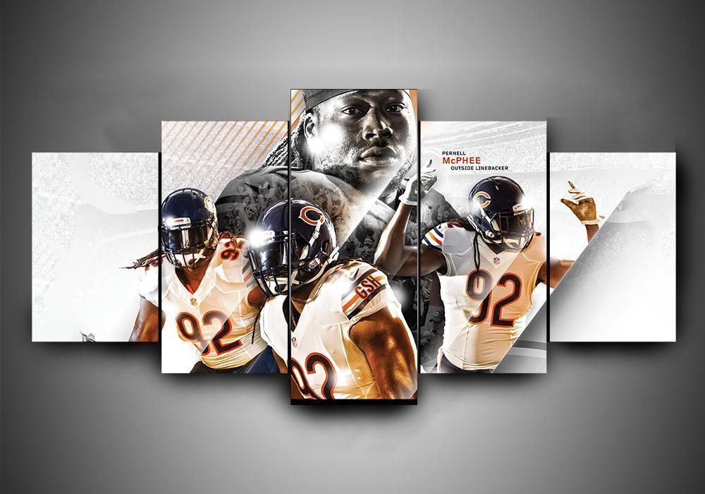 Chicago Bears – Pernell Mcphee – Sport Canvas Wall Art