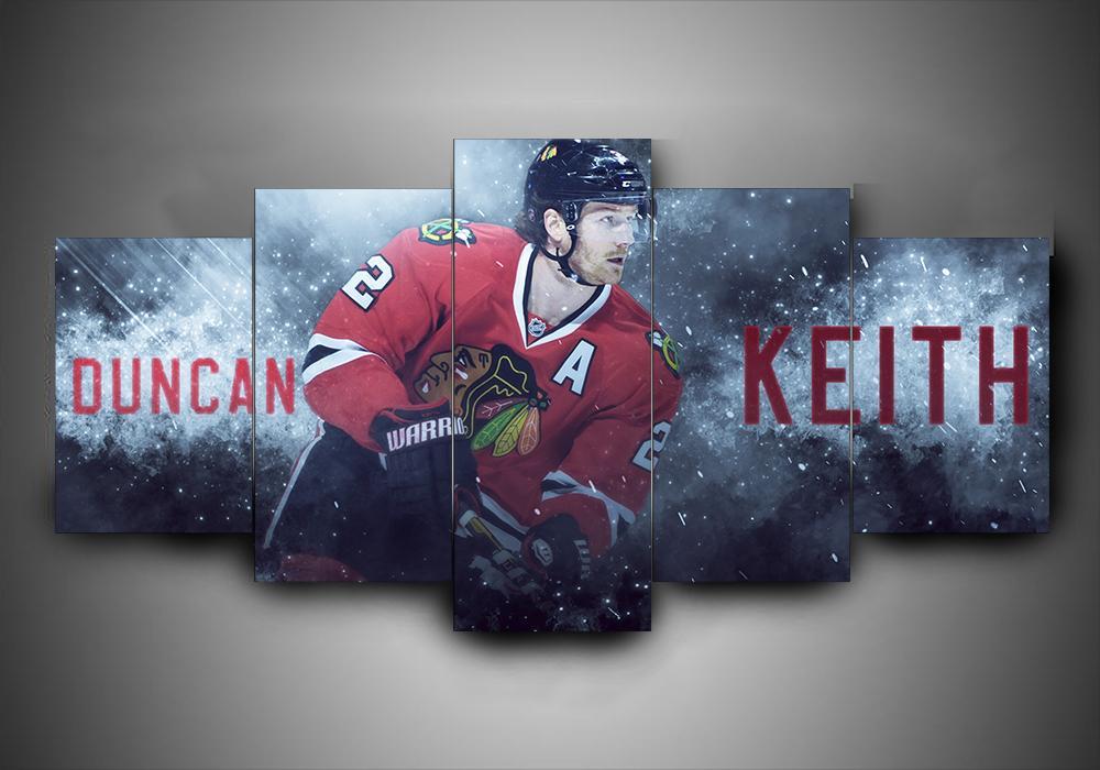 Chicago Blackhawks – Duncan Keith – Sport Canvas Wall Art