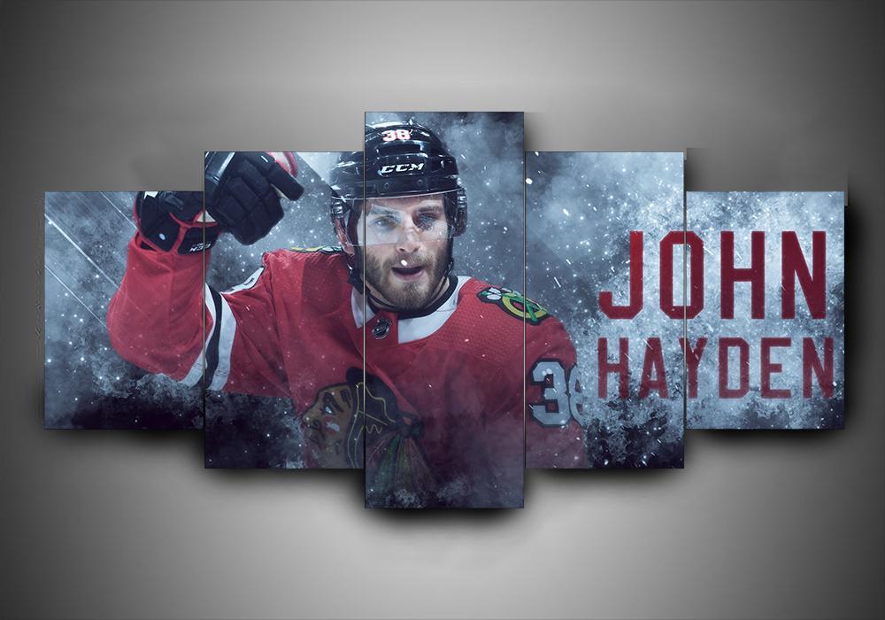Chicago Blackhawks – John Hayden – Sport Canvas Wall Art