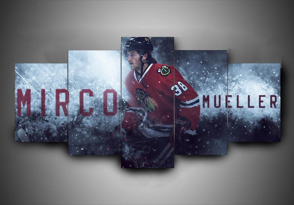Chicago Blackhawks – Mirco Mueller – Sport Canvas Wall Art