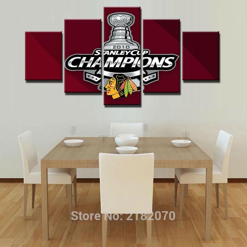 Chicago Blackhawks Stanley Cup Champions – Sport Canvas Wall Art