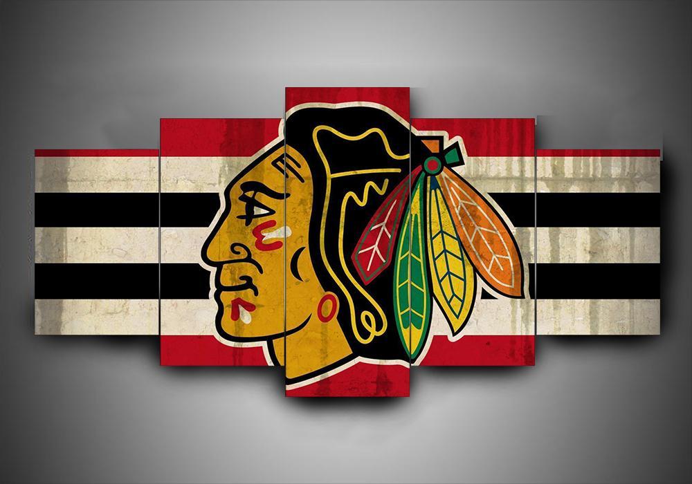 Chicago Blackhawks – Team 1 – Sport Canvas Wall Art