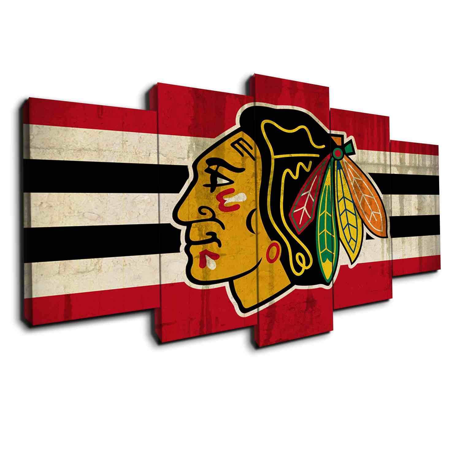 Chicago Blackhawks Vintage Style – Sport Canvas Wall Art